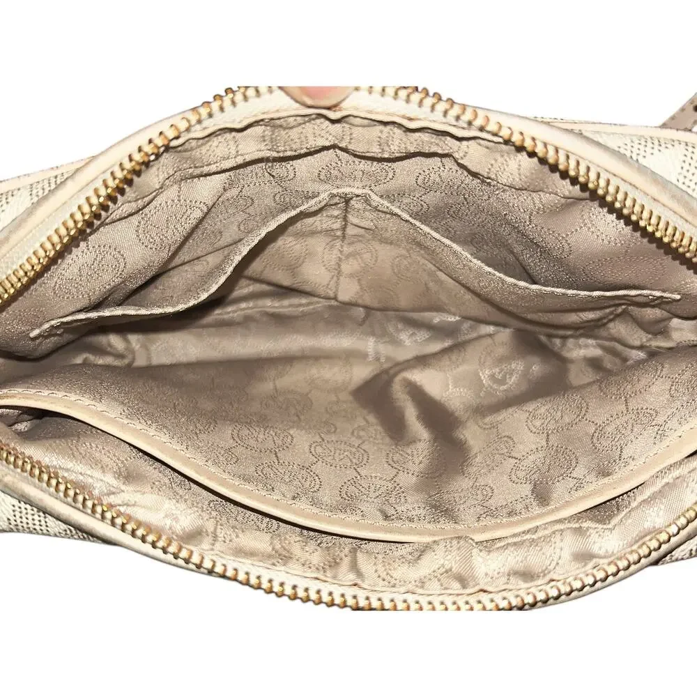 Michael Kors Jet Set Signature Leather Crossbody Women's Handbag Authenticated